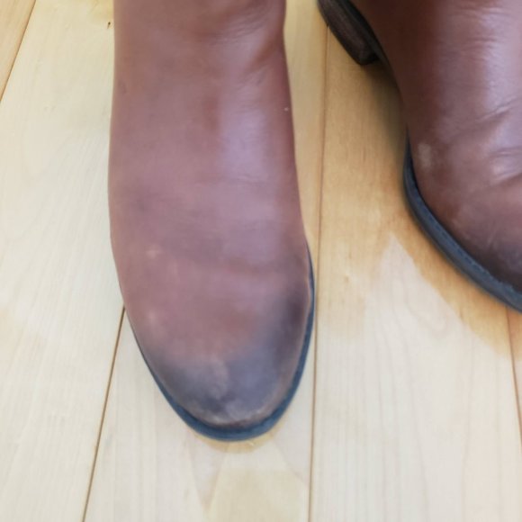 Sam Edelman S5 Penny Whiskey Leather Riding Boots - Picture 8 of 11